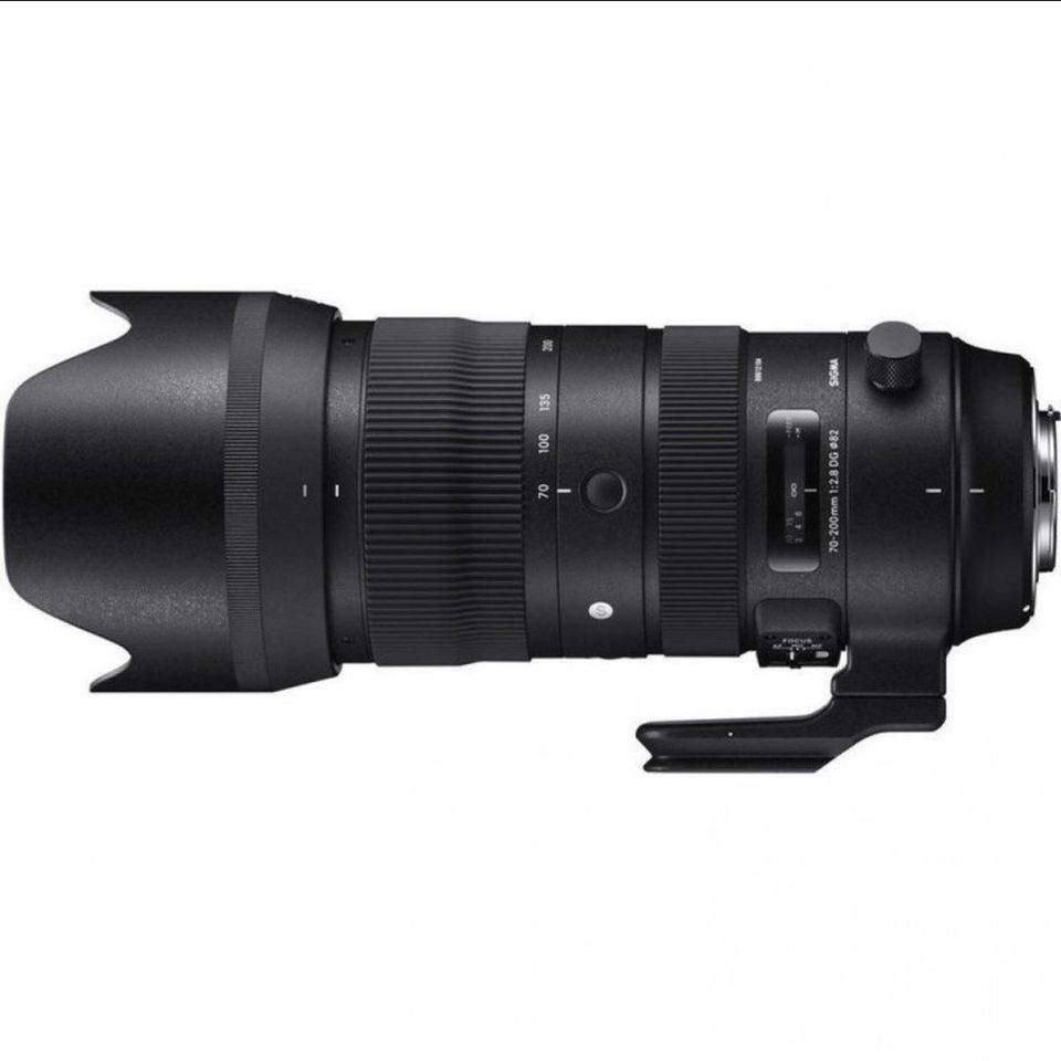 Canon lens: Sigma 70-200mm f/2.8 S DG OS HSM Sport