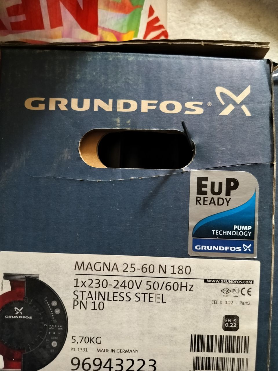 Grundfos magna 25-60 N 180