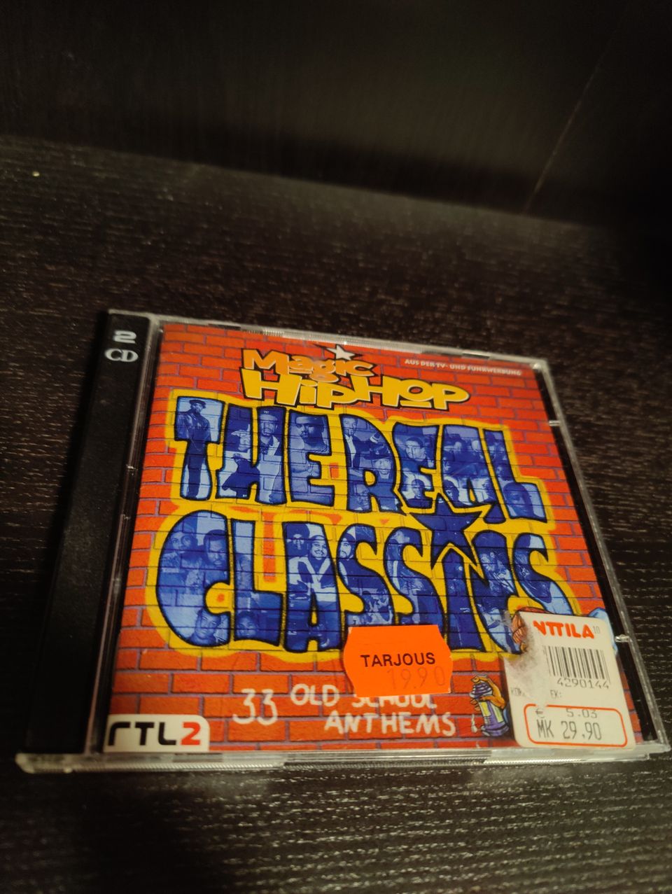 The real classics music hip hop tupla CD