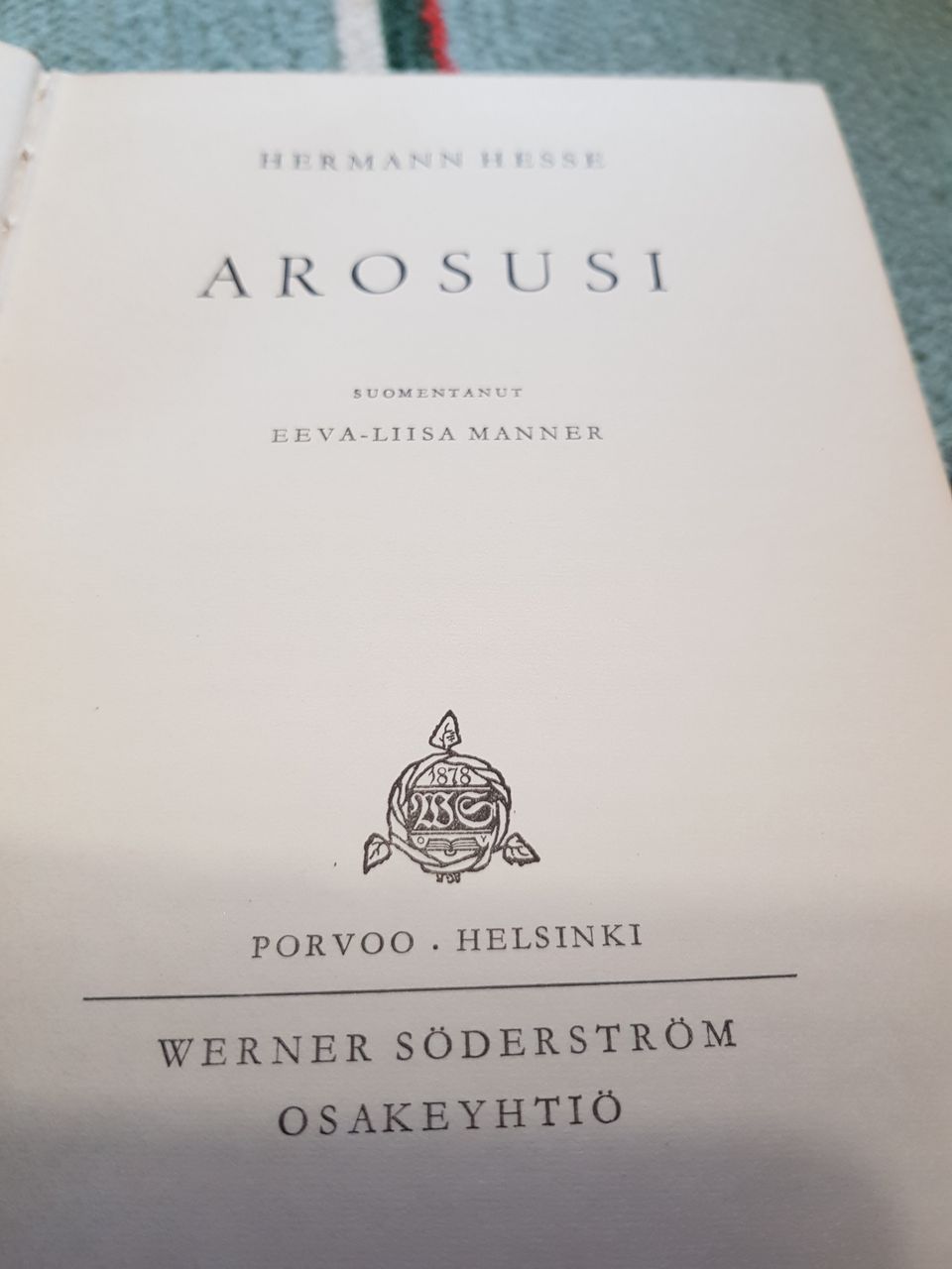 Herman Hesse: Arosusi.