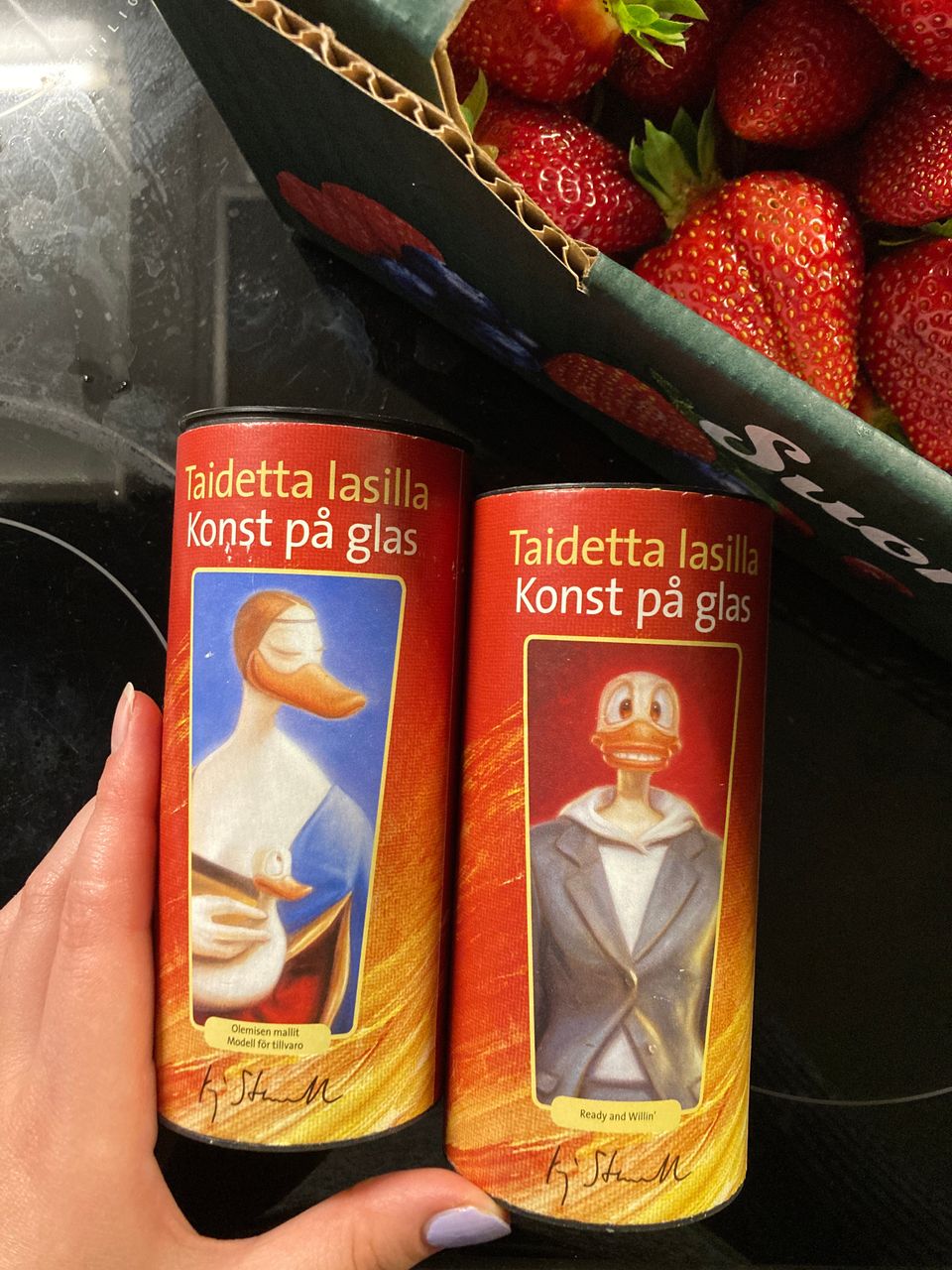 Taidetta Lasilla - Kaj Stenvallin kristallilasit 6cl