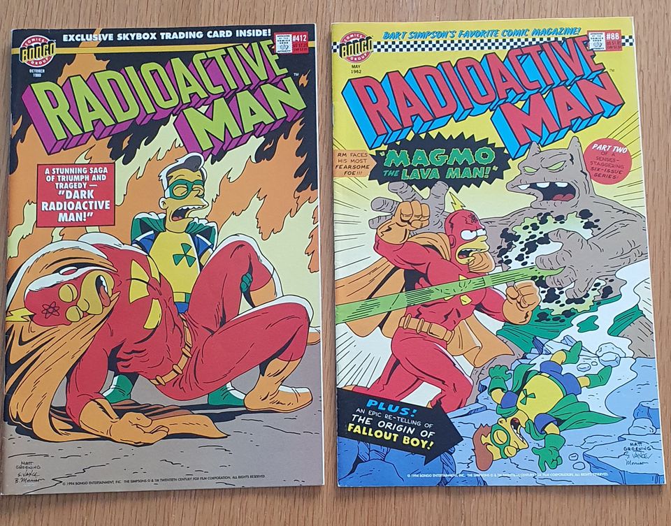 Radioactive Man, Simpsons, #88 & #412