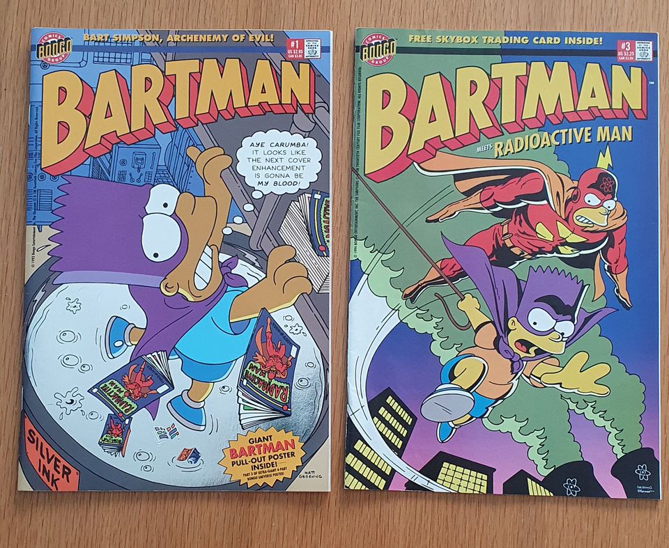 Bartman, Simpsons, #1 ja #3