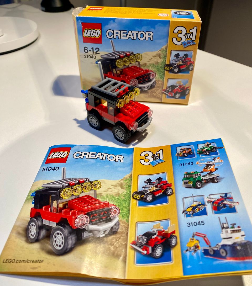 Lego Creator 31040, Aavikkomönkijät