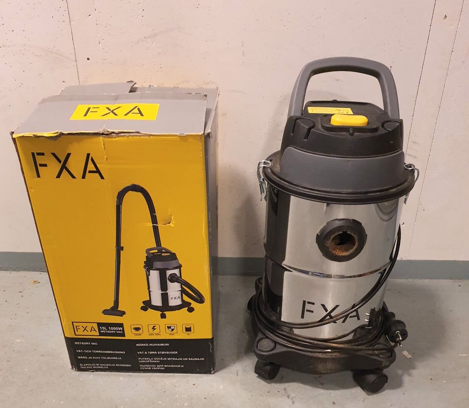 FXA Märkä-kuivaimuri 15 L 1000W