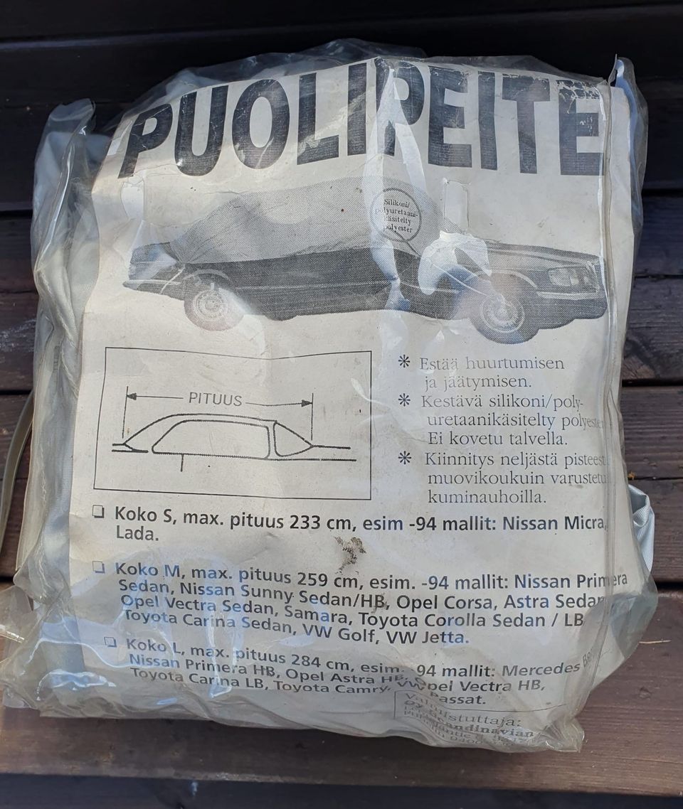 Auton puolipeite