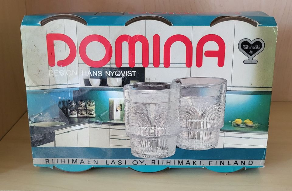 Domina-lasit (6kpl paketti)