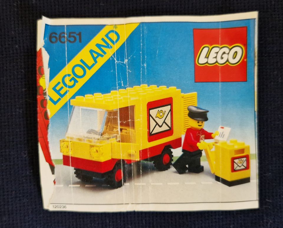 Lego Classic 6651 Post Office Van (v.1982)