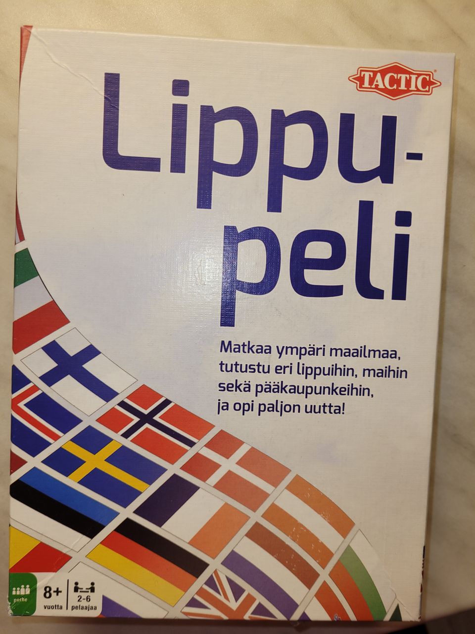 Lippupeli Tactic lautapeli kuin uusi