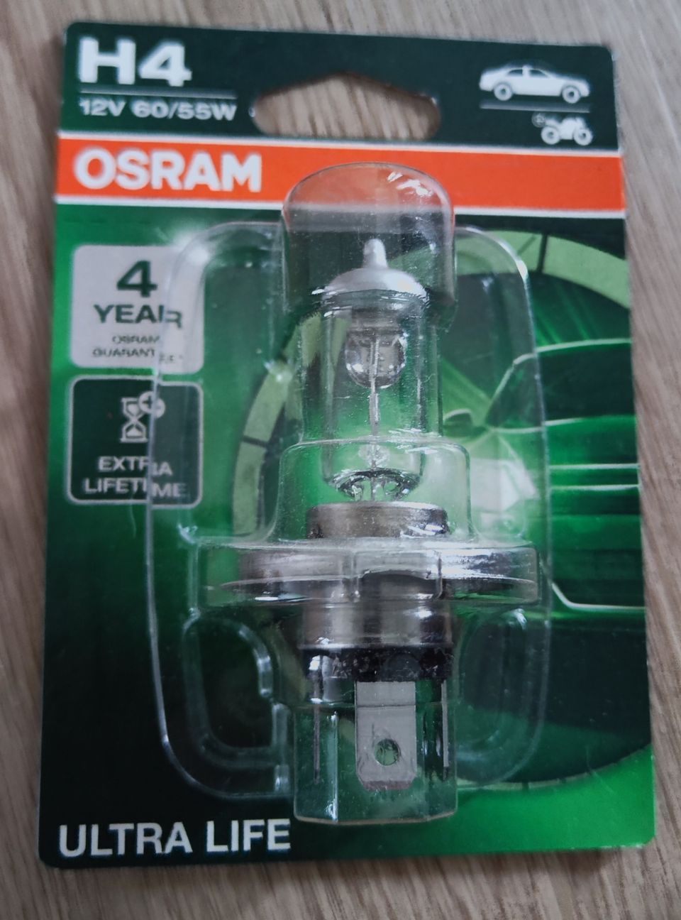 H4 Polttimo Osram ultra life