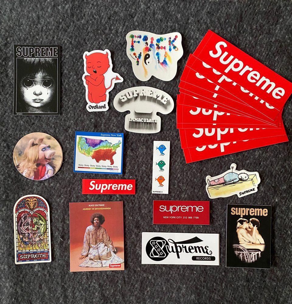 Supreme stickers