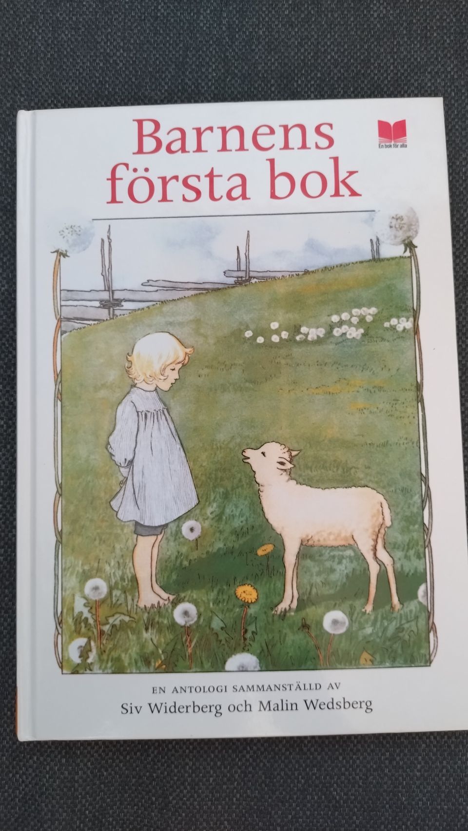 Barnens första bok, ensimmäinen kirja ruotsinkielinen