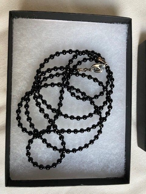 Blood Milk Morgana Onyx mourning beads