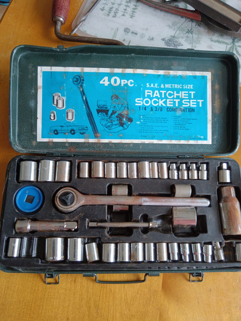Vanha työkalu sarja.