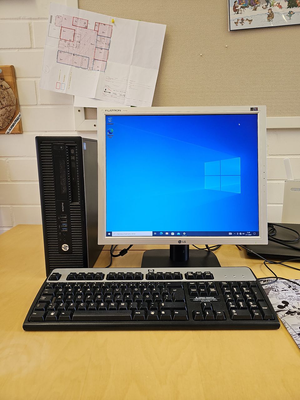 HP ProDesk i3-4130 pöytätietokone