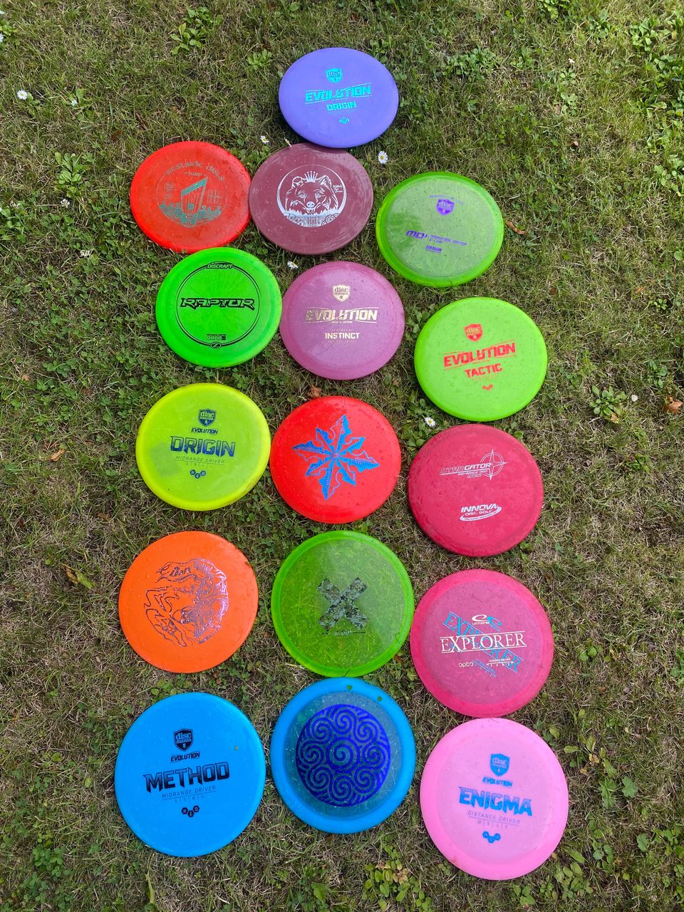 Frisbeegolf kiekkoja