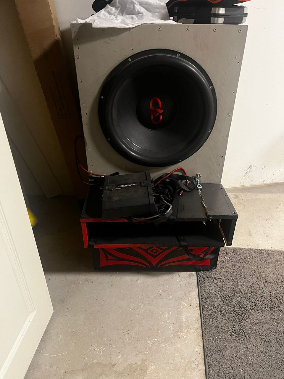 DD Audio 818 subwooferi ja 3000w sound digital vahvistin