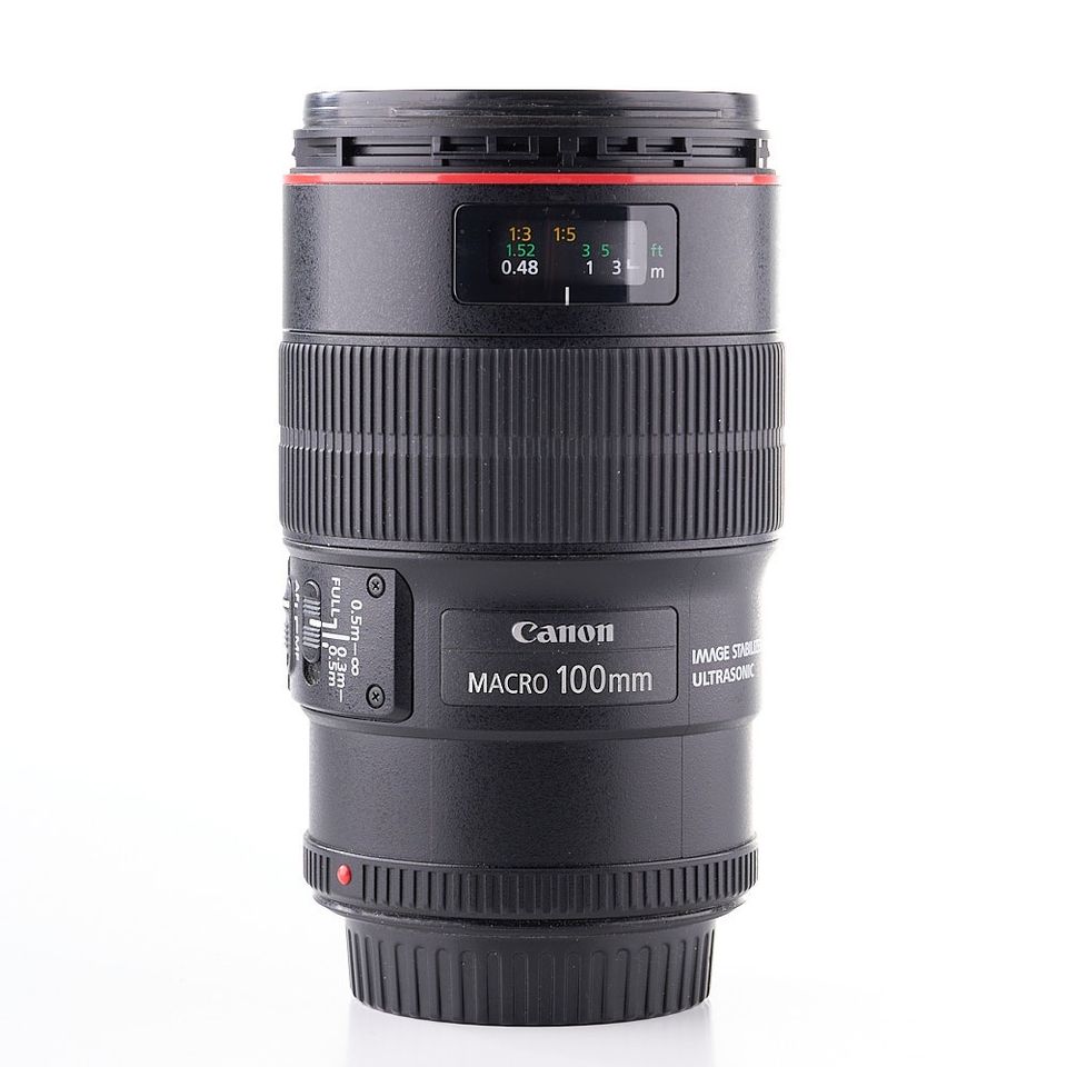 Canon EF 100mm f/2.8 L Macro IS USM (sis. ALV)