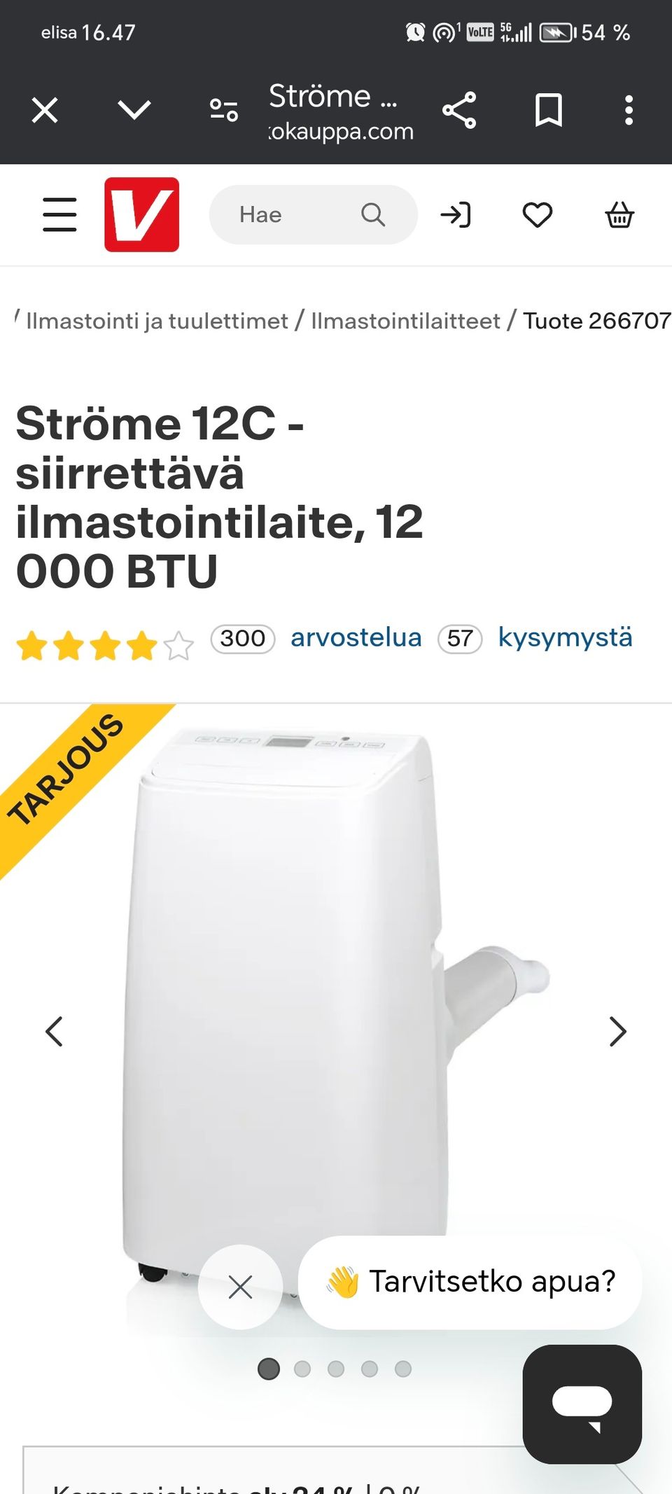 Ströme ilmastoitilaite