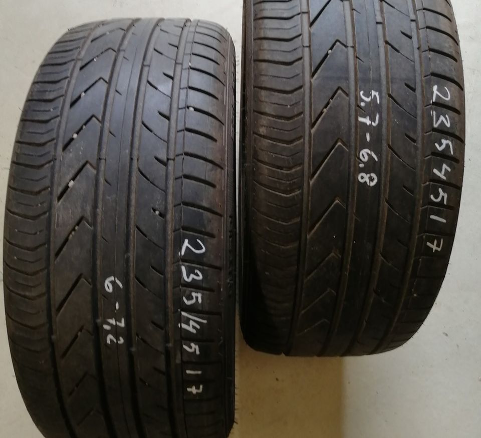 2kpl 235/45R17 sis työt