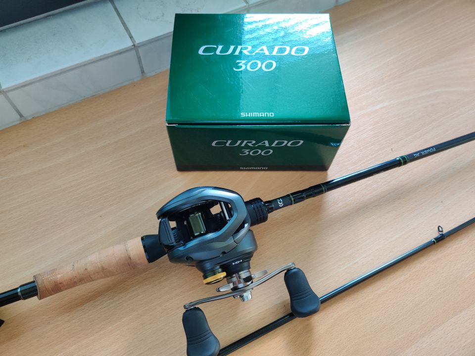 Uusi Shimano Curado 300 K/Uusi Daiwa Prorex XR Power jig