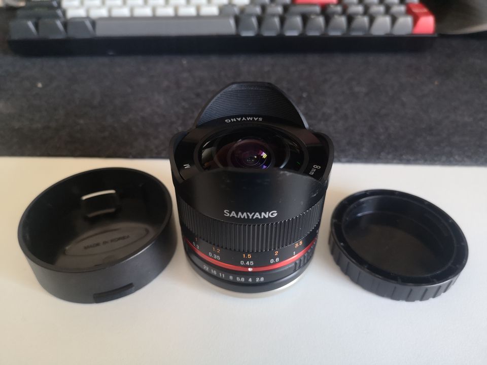 Samyang 8mm f/2.8 Fisheye II Lens for Canon EF-M Mount