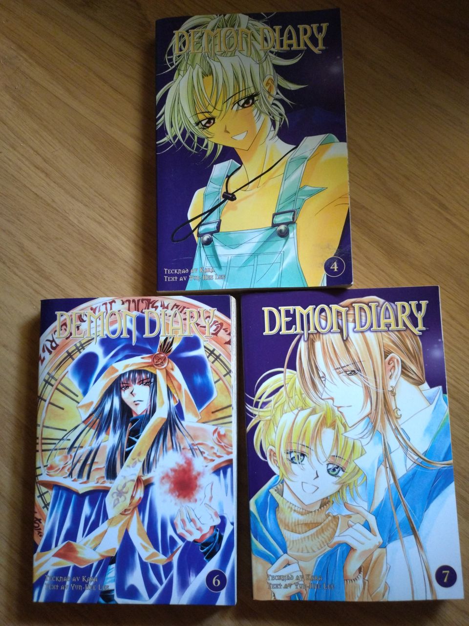 Demon diary -manhwat, vol. 4, 6 & 7