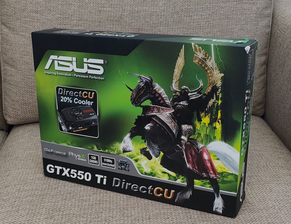 ASUS NVIDIA GeForce GTX 550 Ti 1GB DDR5