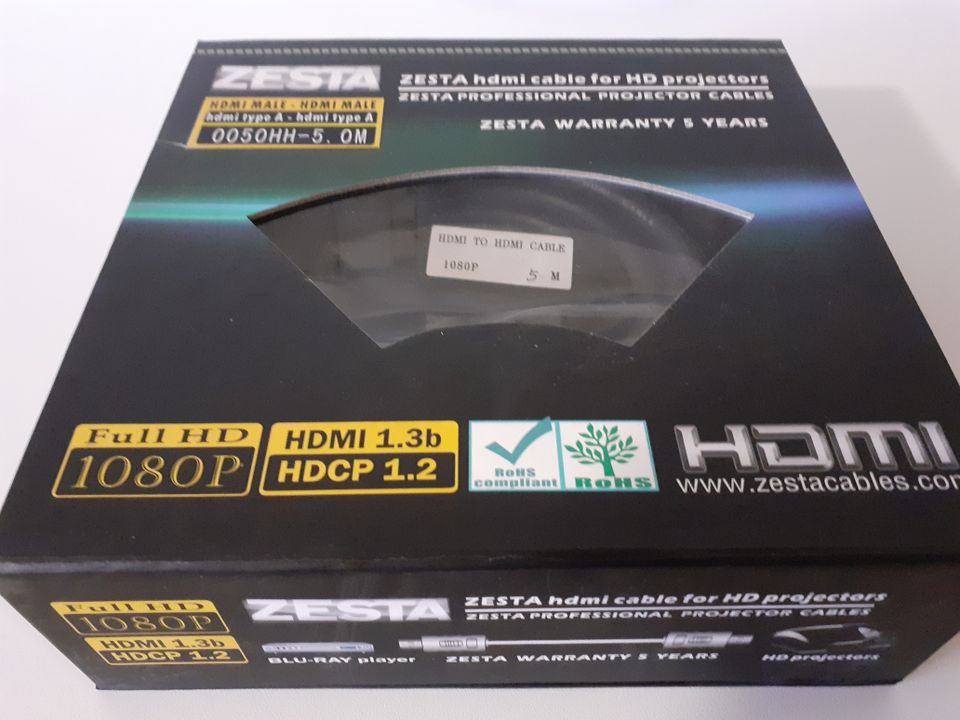 Zesta HDMI-kaapeli 5m