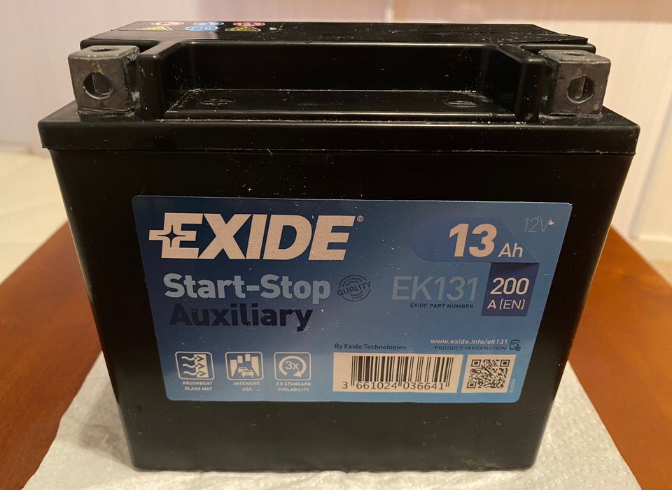 Exide EK131 13Ah/200A akku