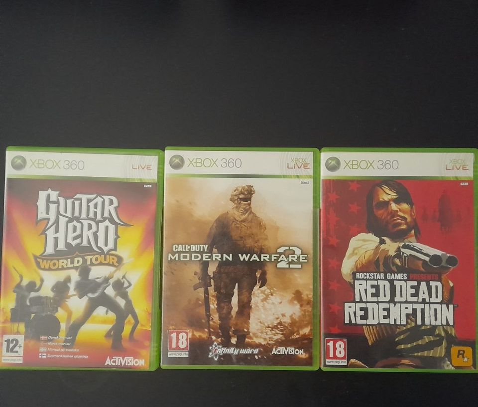 Xbox 360 pelejä