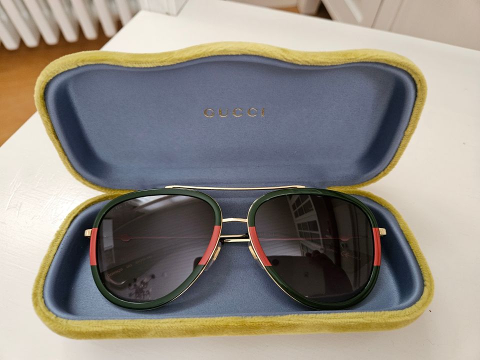 Gucci Aviator metal aurinkolasit