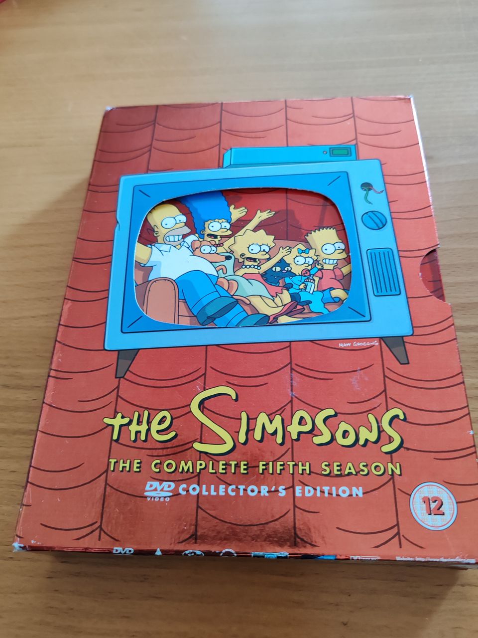 The Simpsons 5 kausi DVD boxi