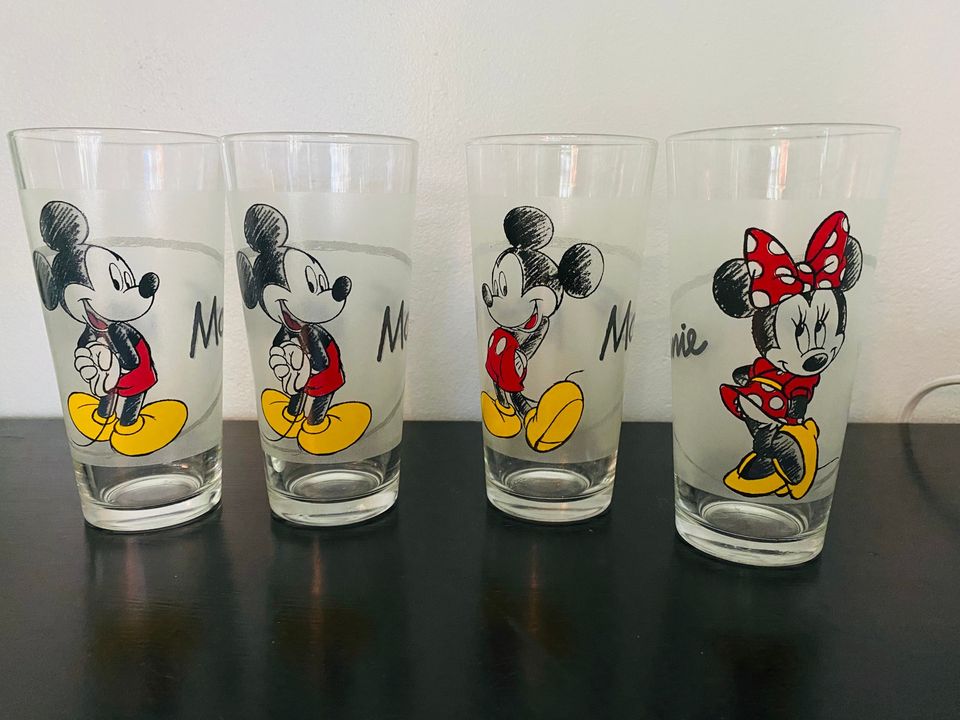 Mickey Mouse & Minnie -juomalasit 4 kpl