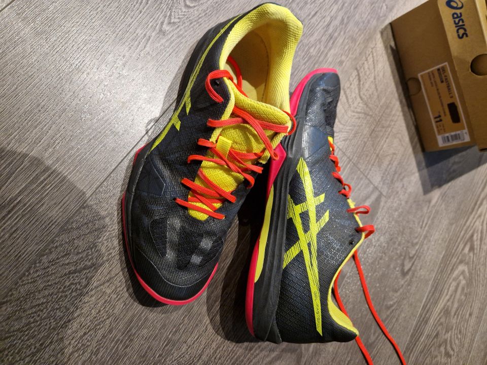 Asics gel-fastball 3 koot 43,5 ja 44 sisäpelikengät, gel-blade 43,5