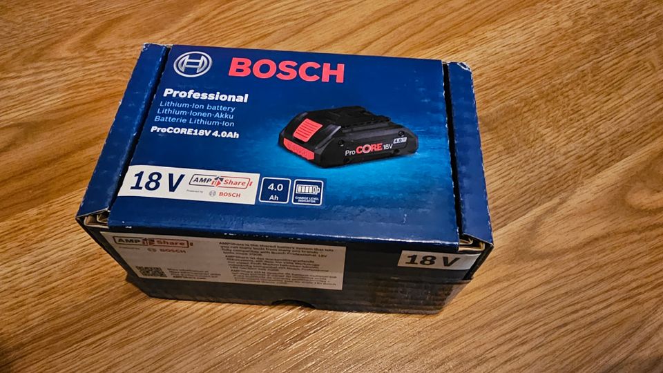 Bosch akku procore 18V 4Ah