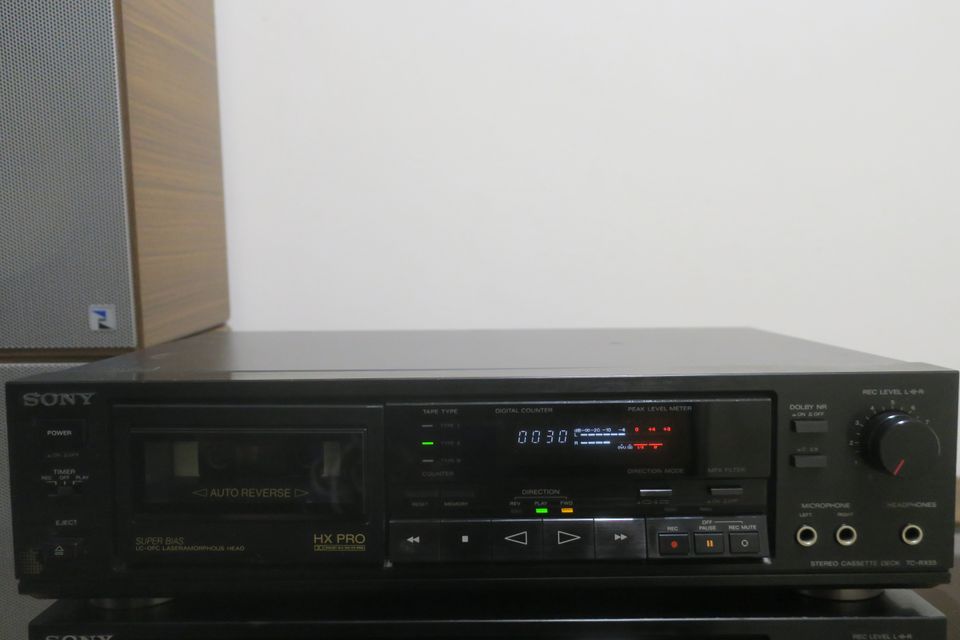 Sony TC-RX55 -stereokasettidekki - HX PRO Dolby B-C