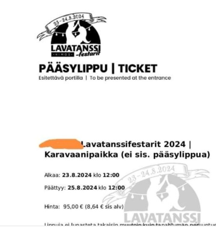 Karavaanipaikka Himos Lavatanssifestarit