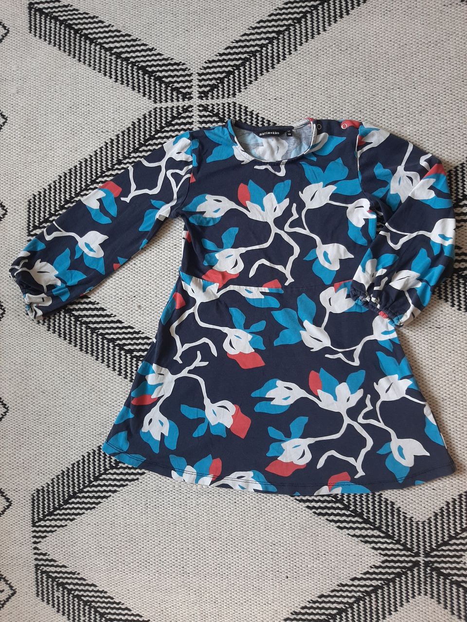 Marimekko tunika 92 98 sininen