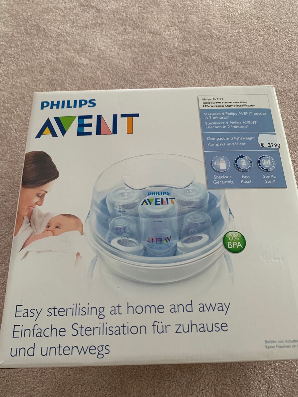 Philips avent mikrosteriloija