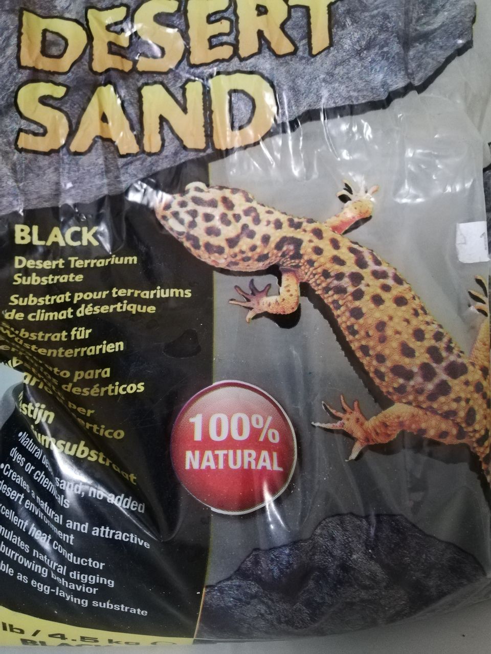 Exoterra desert sand=musta aavikkohiekka