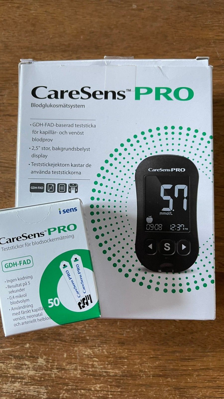 CareSens PRO verensokerimittari  + Microlet lansetti