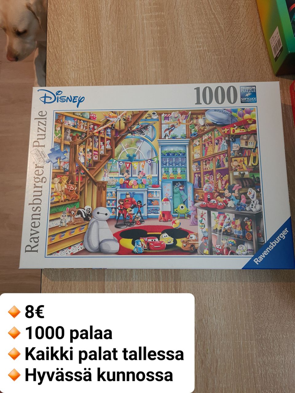 Ravensburger palapeli, 1000 palaa