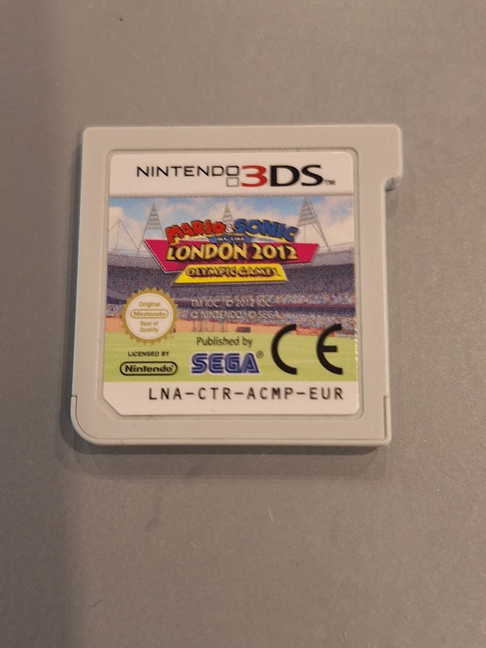 Nintendo 3ds peli. Mario&Sonic  London 2012