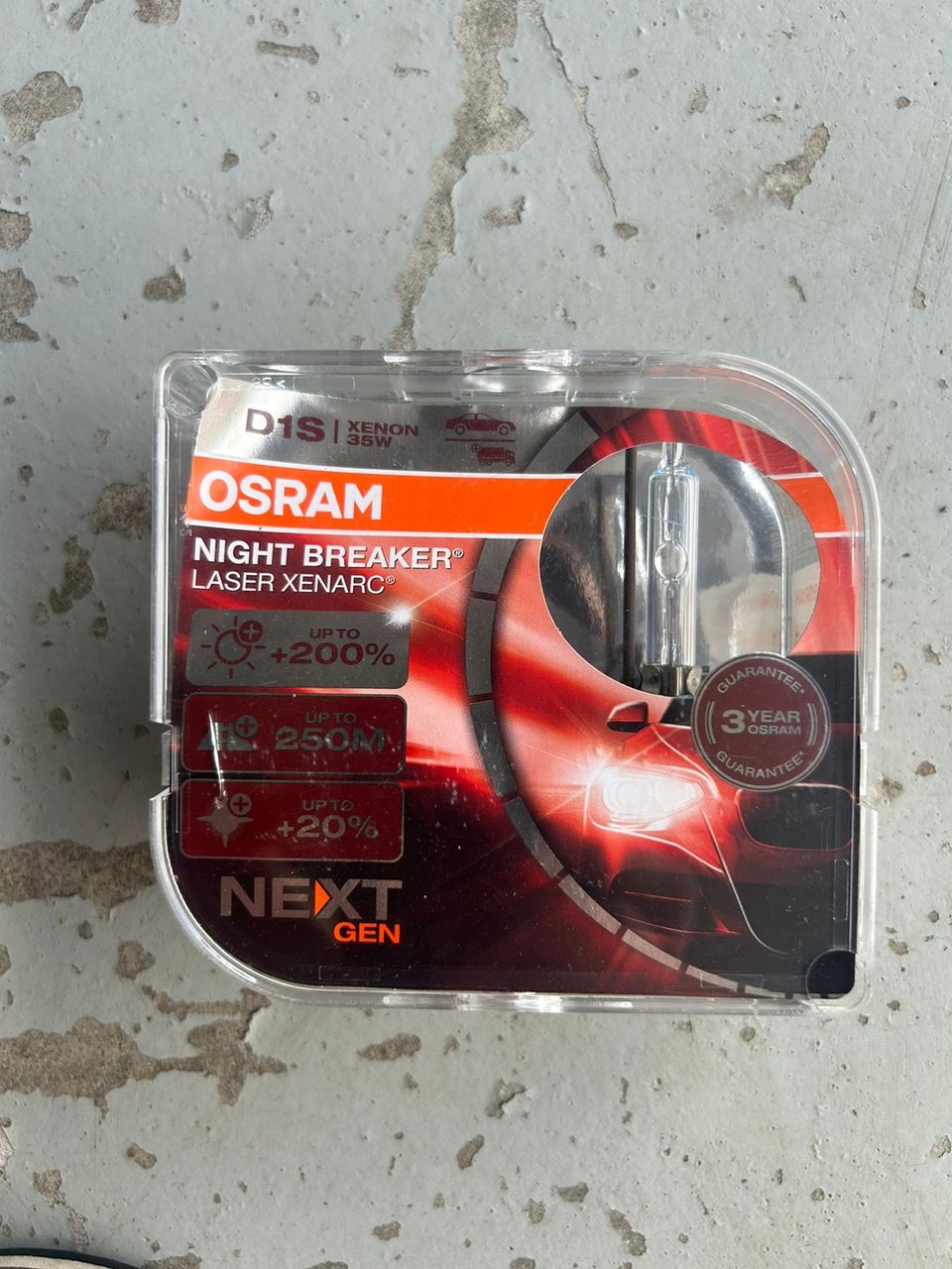 Osram Night Breaker Laser Xenarc Xenon-D1S NextGen +200% 85 V / 35 W
