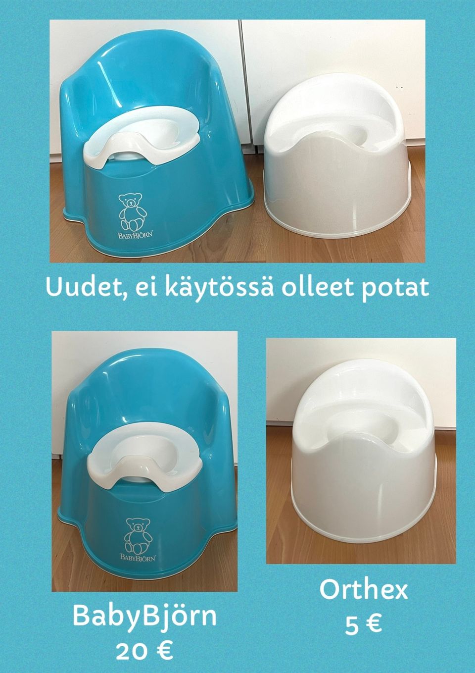 LASTEN UUDET JA KÄYTTÄMÄTTÖMÄT POTAT