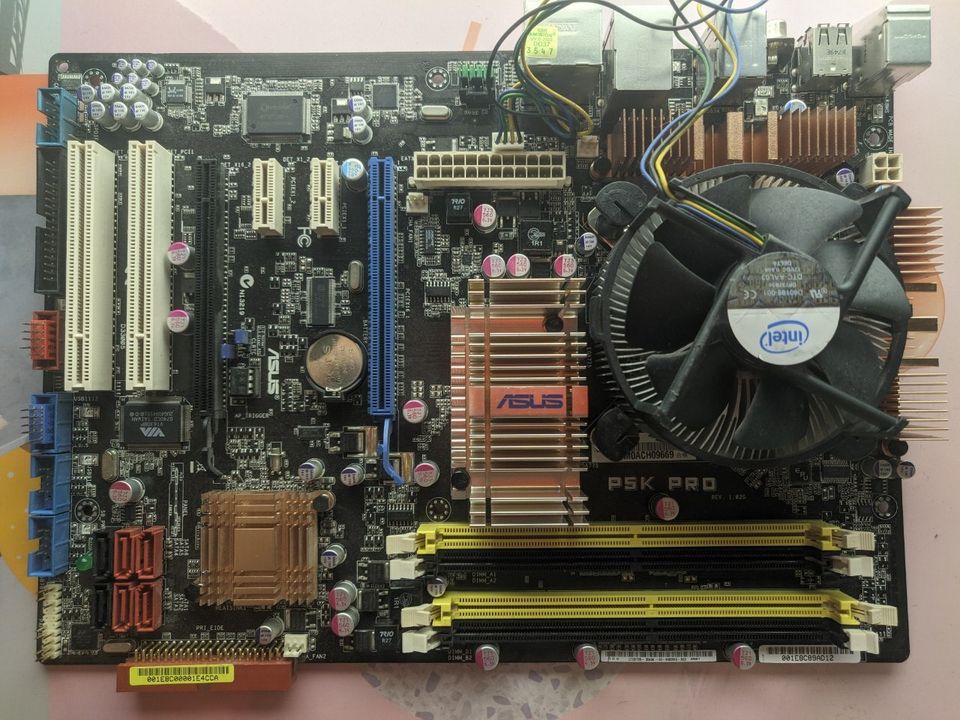 ASUS P5K PRO Rev 1.02G + Intel 2.4Ghz