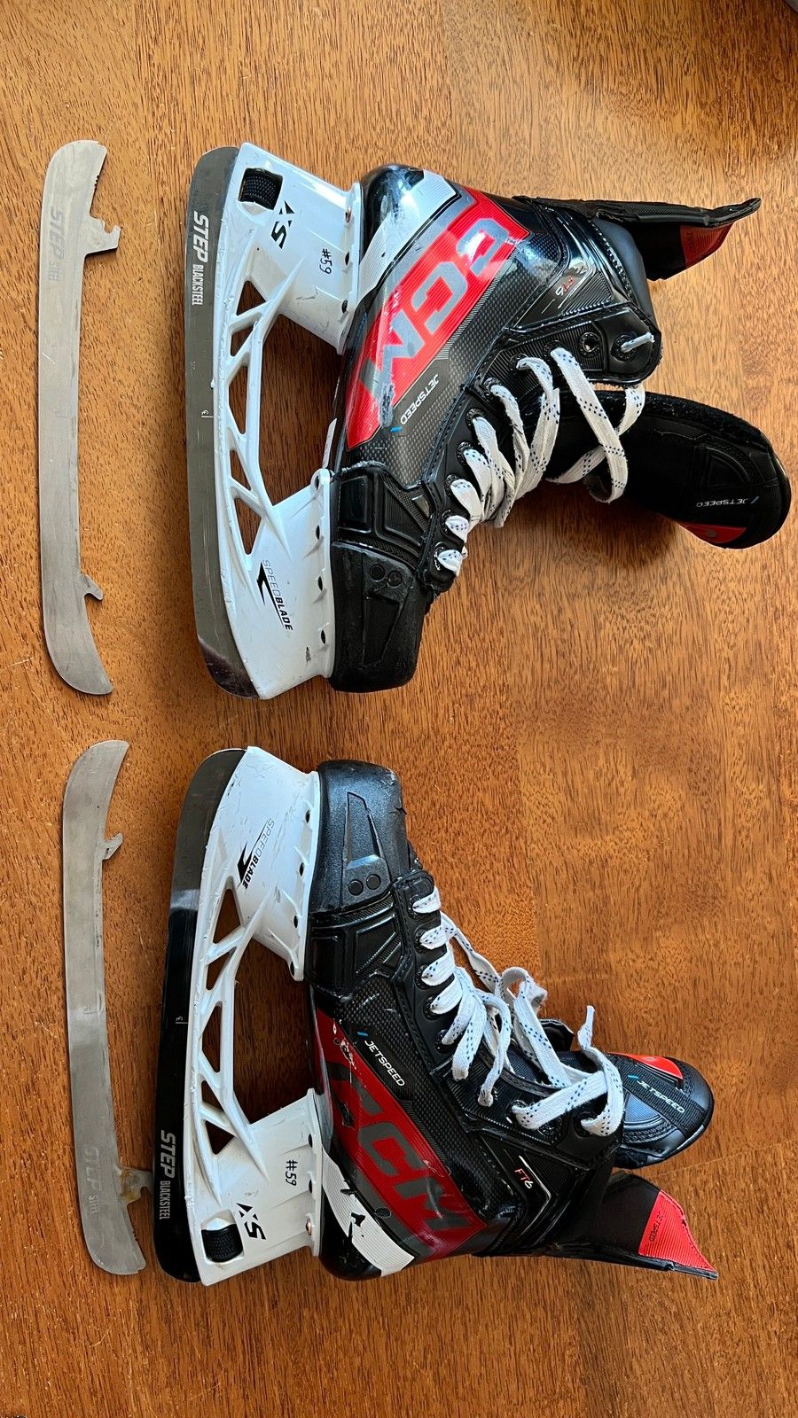 CCM Jetspeed FT6 luistimet