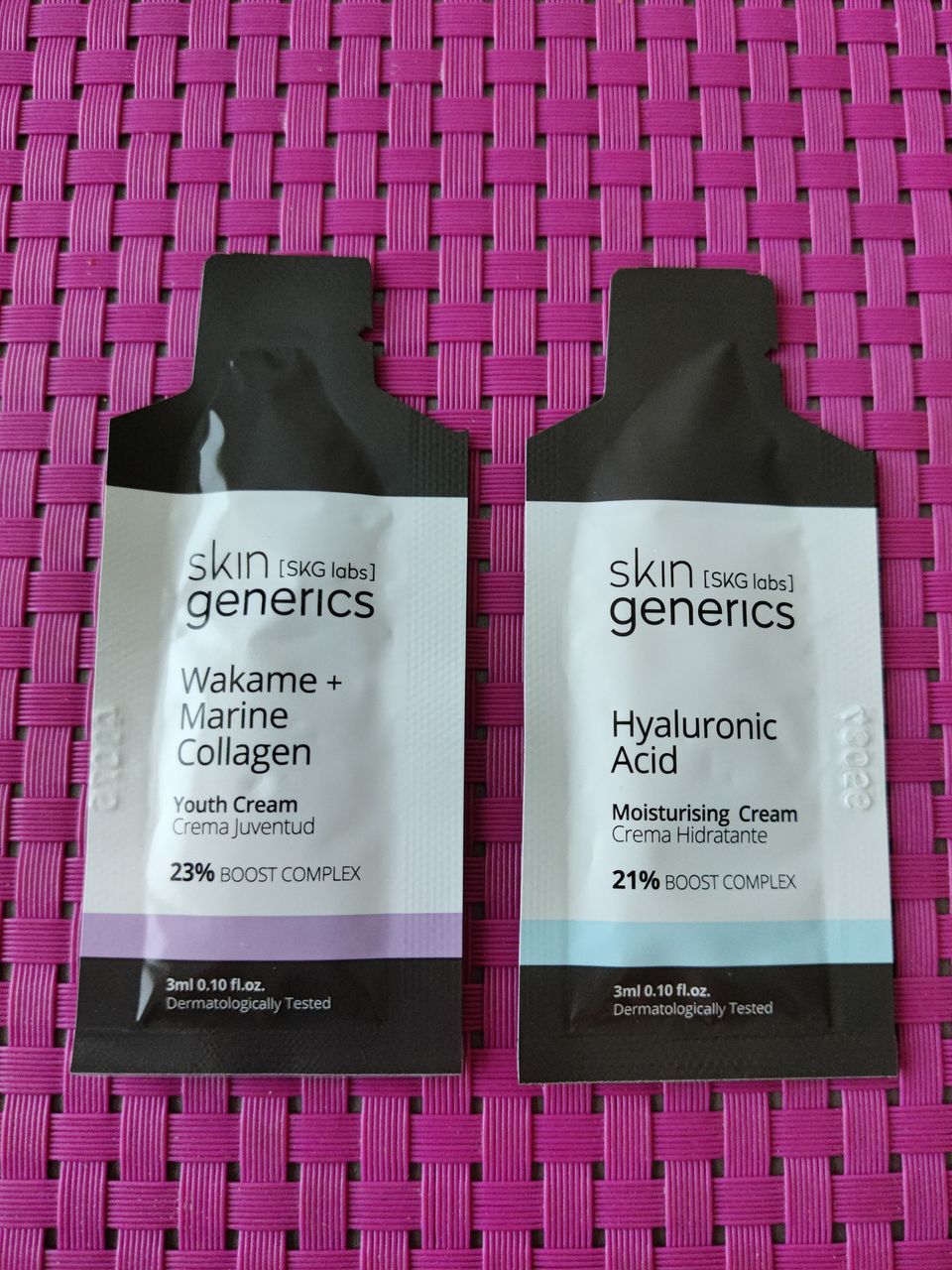 Skin Generics -näytteet