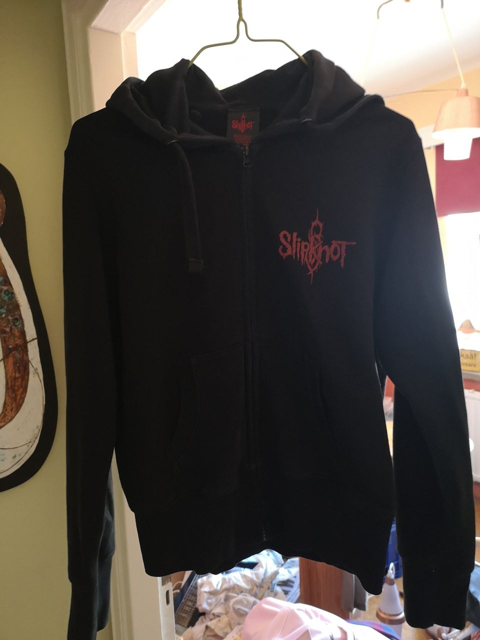 Slipknot yhtyeen virallinen huppari "for women"  koko Small Musta  Heavy